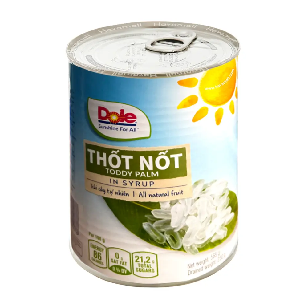 Thốt Nốt Ngâm Siro, Toddy Palm in Syrup (565g) - DOLE