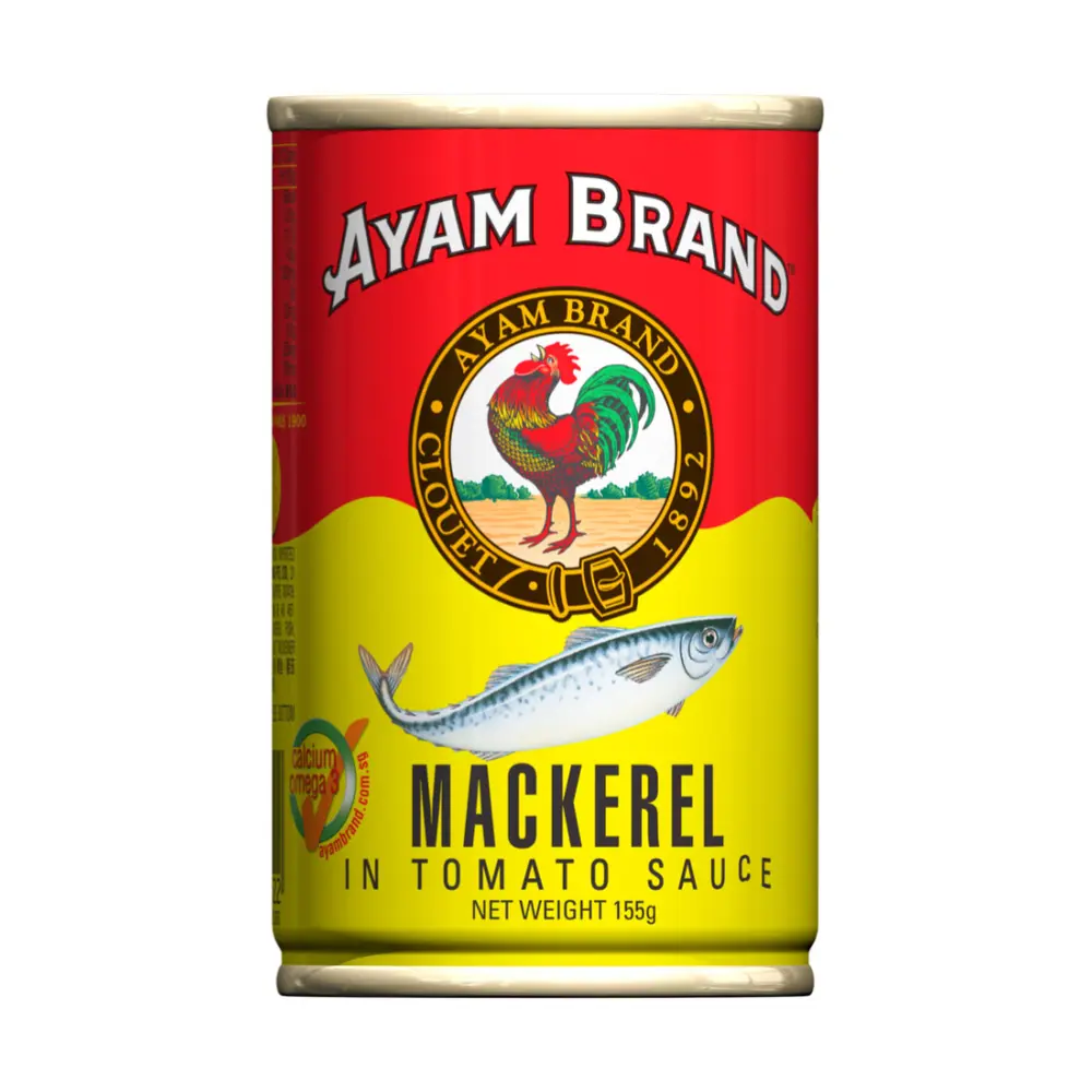Cá Thu Sốt Cà Chua, Mackerel in Tomato Sauce (155g) - AYAM BRAND