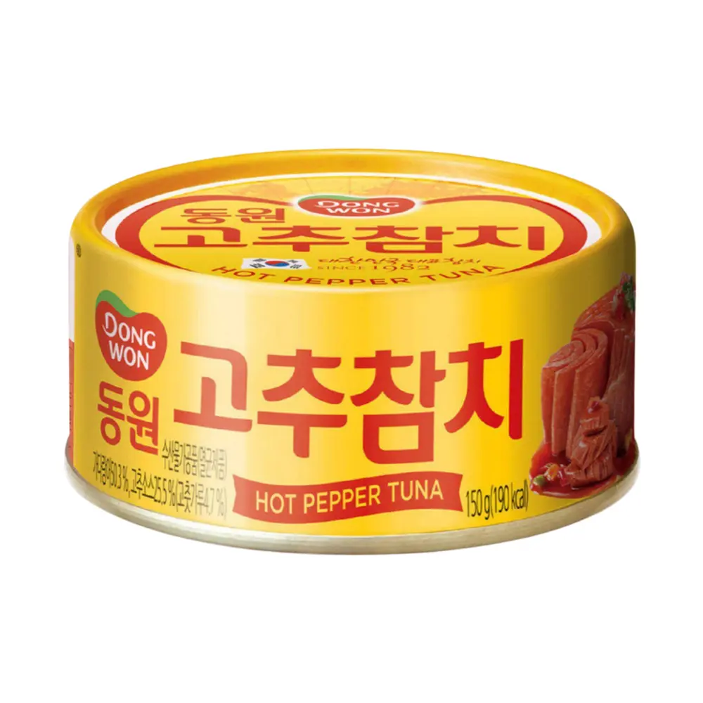 Cá Ngừ Vị Ớt Cay, Hot Pepper Tuna (100g) - DONGWON