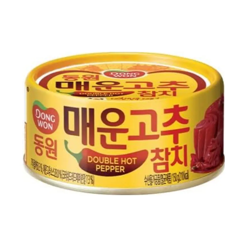 Cá Ngừ Vị Ớt Cay Gấp Đôi, Double Hot Pepper Tuna (100g) - DONGWON