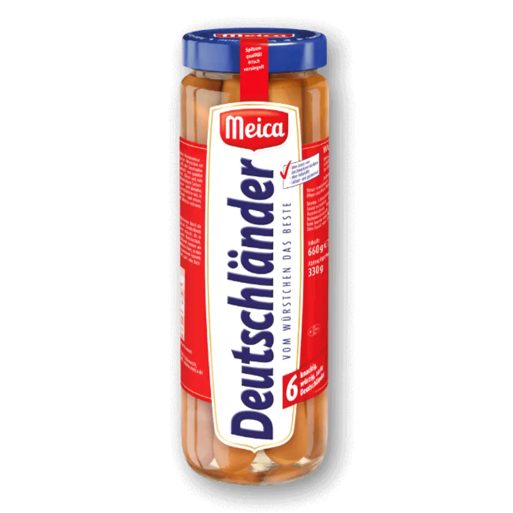 Xúc Xích Đức, Deutschlander, 6 Cây (660g) - MEICA