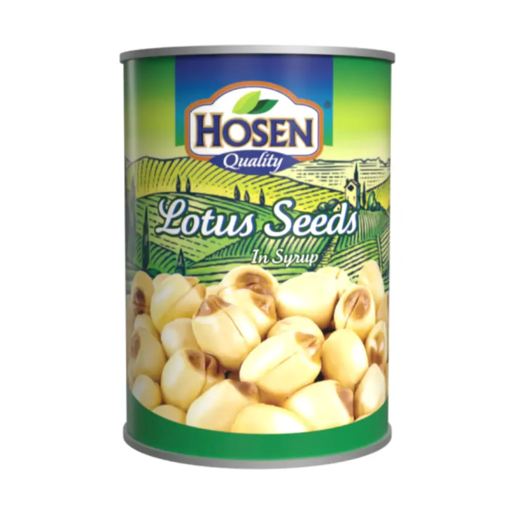 Hạt Sen Ngâm Siro, Lotus Seeds in Syrup (440g) - HOSEN