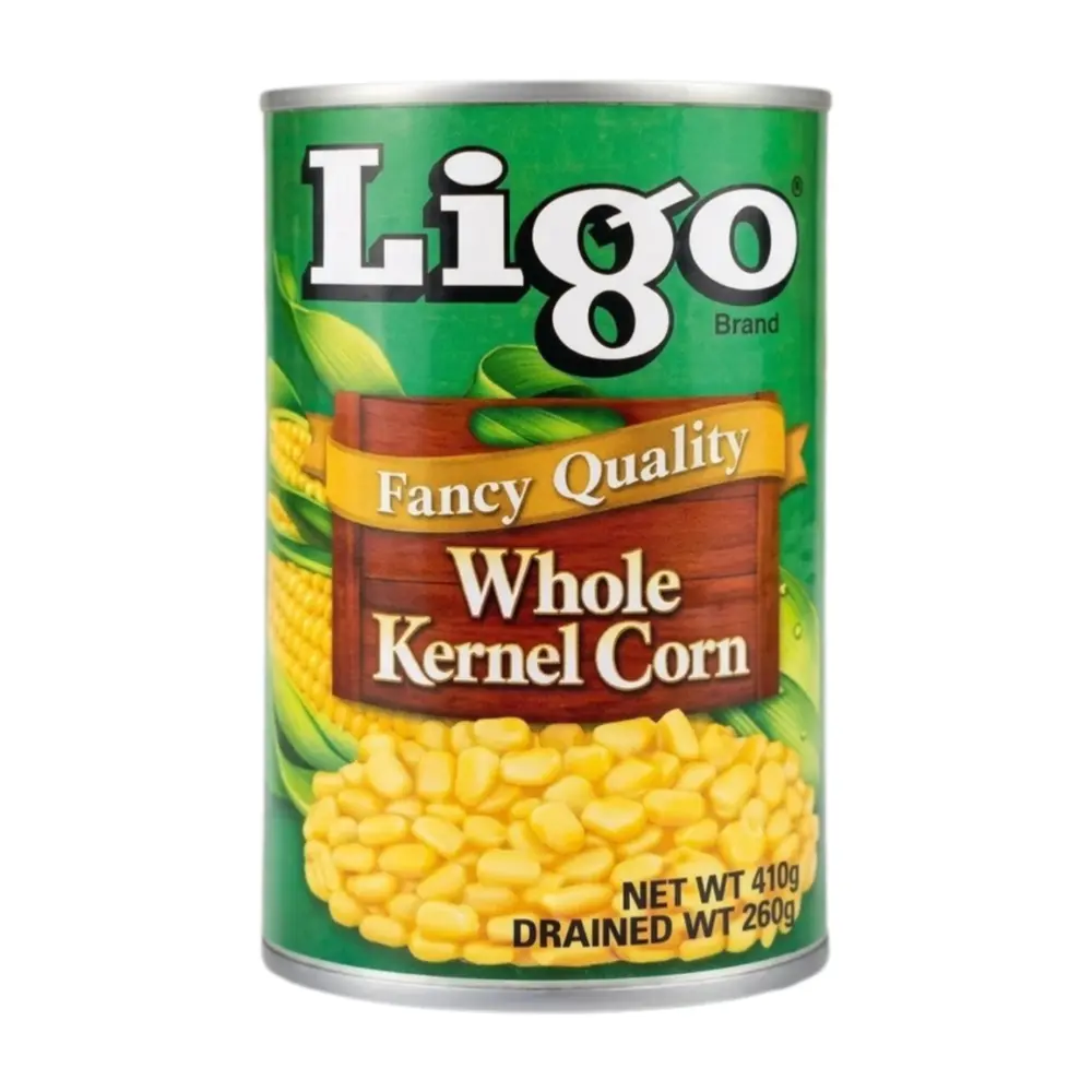 Bắp Hạt Đóng Lon, Fancy Quality, Whole Kernel Corn (410g) - LIGO