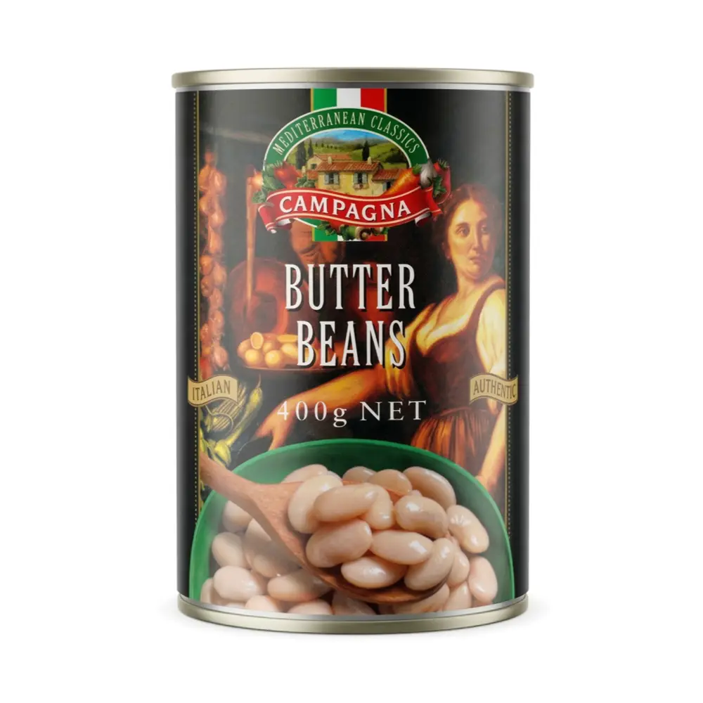 Đậu Bơ, Butter Beans (400g) - CAMPAGNA