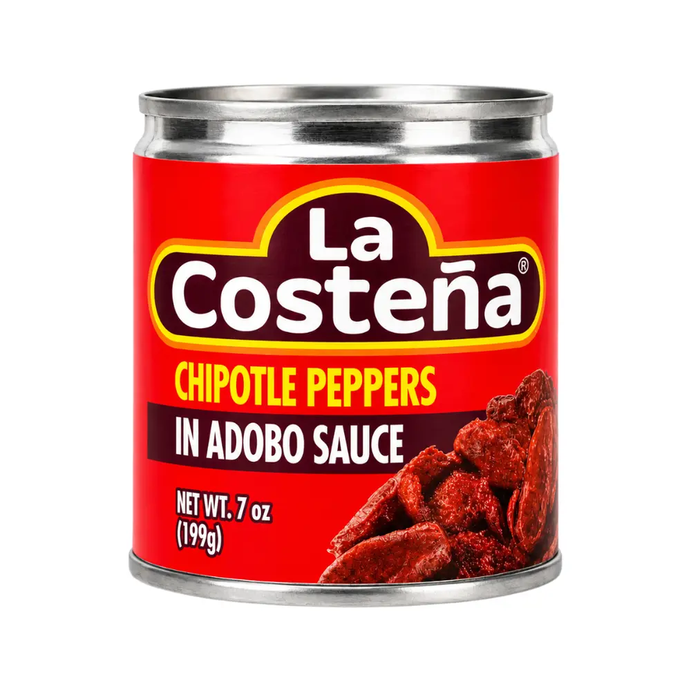 Ớt Ngâm Sốt Adobo, Chipotle Peppers in Adobo Sauce, 7 oz (199g) - LA COSTENA