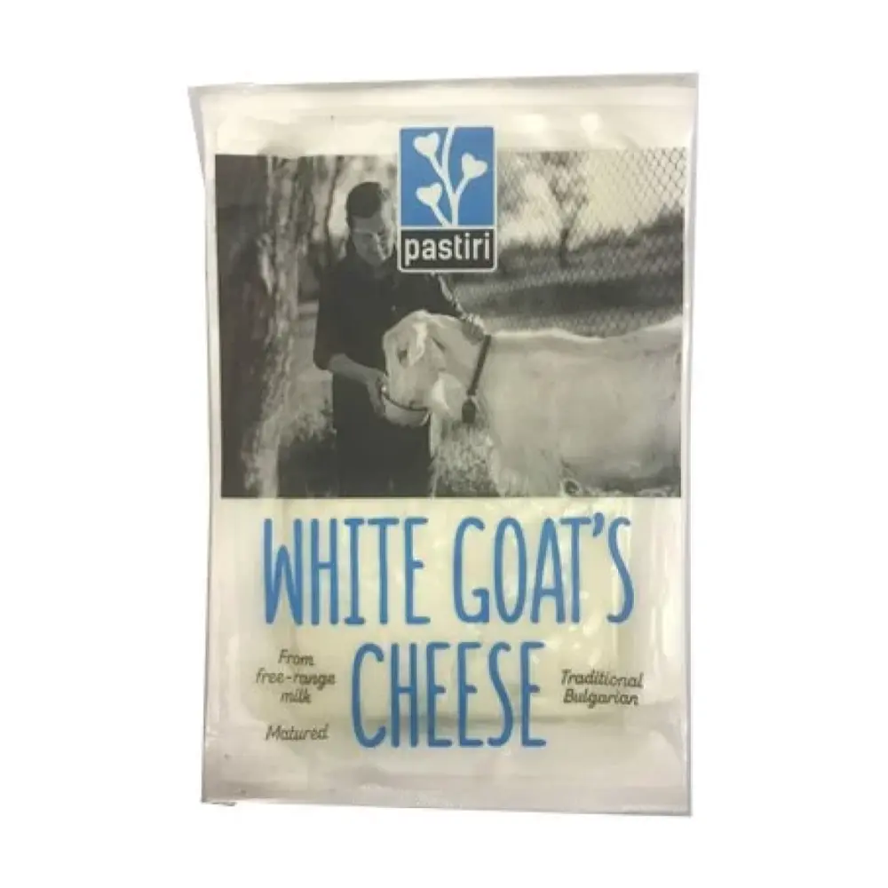 Phô Mai Dê Trắng, White Goat`s Cheese, Traditional Bulgarian Matured Cheese (200g) - PASTIRI