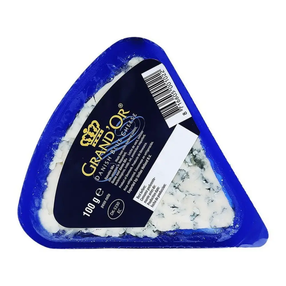 Phô Mai Xanh Đan Mạch, Danablu, Danish Blue Cheese (100g) - GRAND'OR