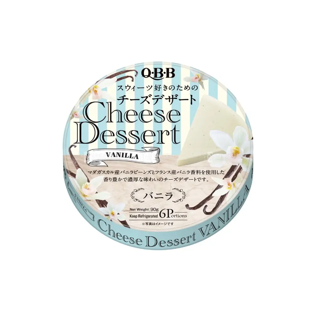 Phô Mai Vị Vani, Cheese Dessert, Vanilla, 6 Phần (90g) - QBB