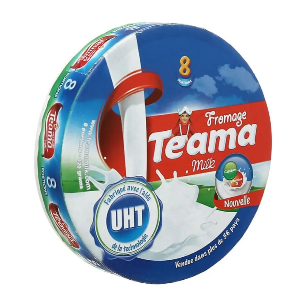Phô Mai, Processed Cheese Triangles, 8 Miếng (120g) - TEAMA