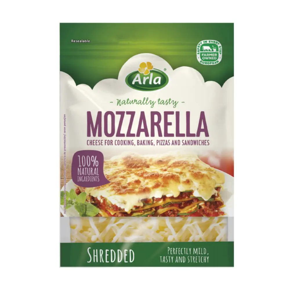 Phô Mai Mozzarella Bào, Shredded Mozzarella (175g) - ARLA