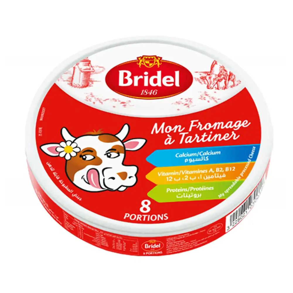 Phô Mai, Mon Fromage à Tartiner, 8 Miếng (120g) - BRIDEL