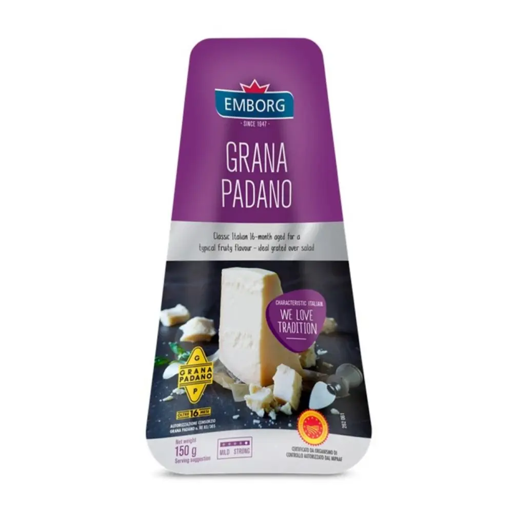 Phô Mai Ý Ủ 16 Tháng, Grana Padano (150g) - EMBORG