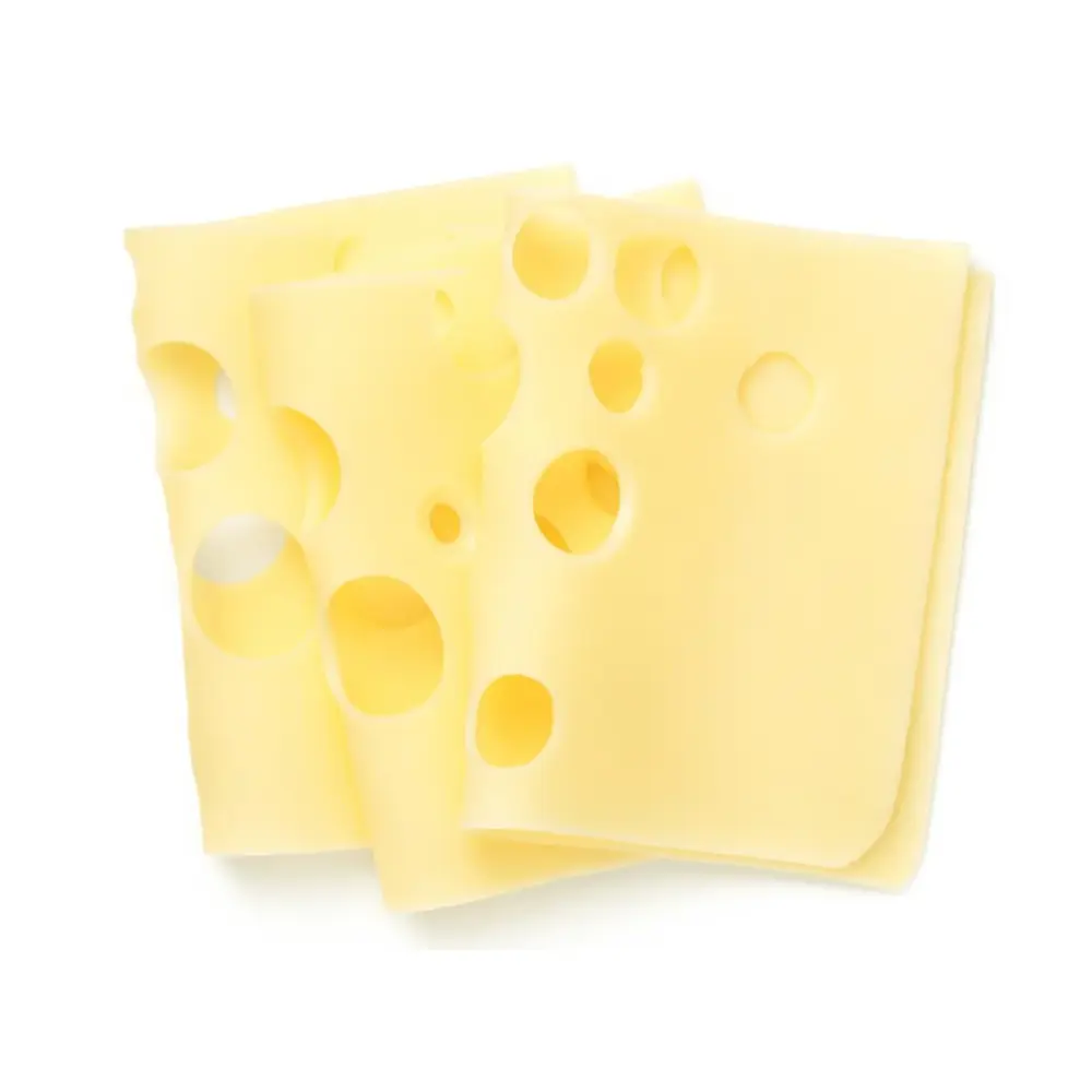 Phô Mai Lát, Emmental Slices (120g) - VACHE BLEUE