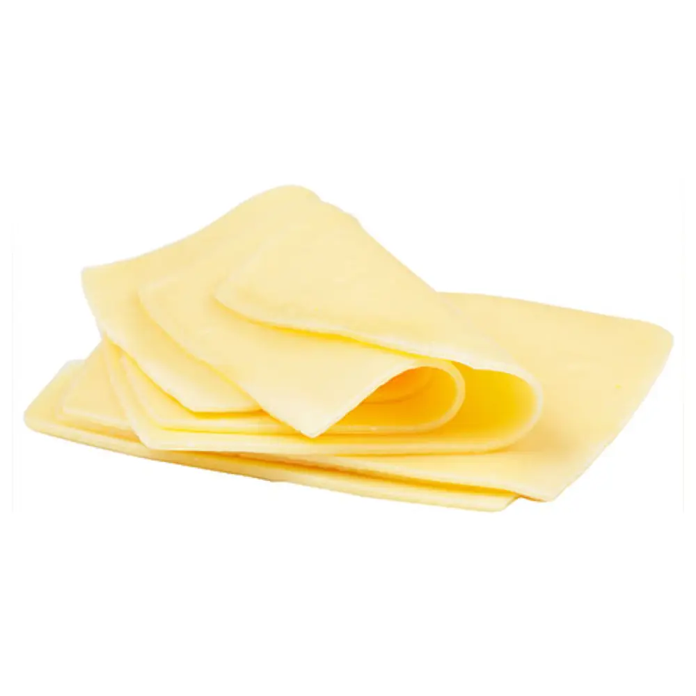 Phô Mai Trắng Lát, White Cheddar Slices (120g) - VACHE BLEUE
