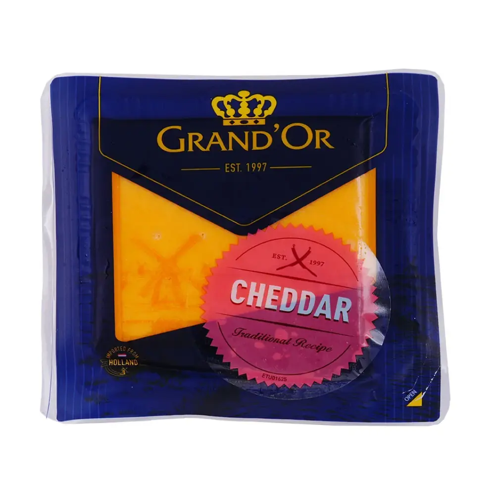 Phô Mai Cheddar Đỏ, Red Cheddar Cheese, Traditional Recipe (200g) - GRAND'OR