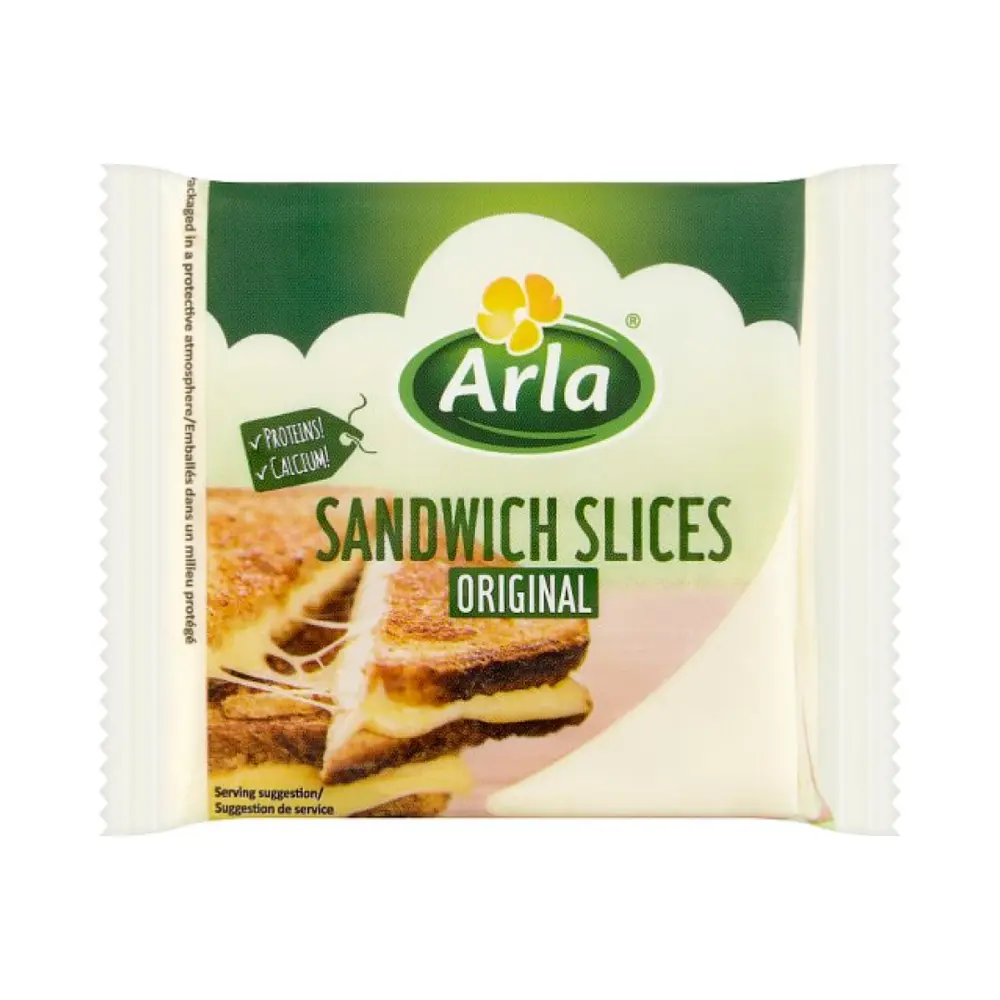 Phô Mai Lát Truyền Thống, Sandwich Slices, Original, 10 Lát (200g) - ARLA