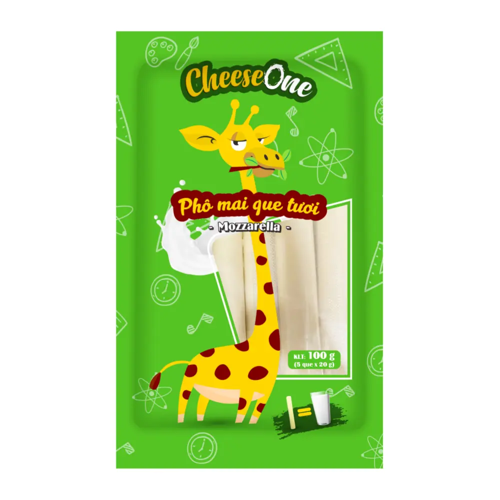 Phô Mai Que Tươi, Mozzarella Stick, 5 Que (100g) - CHEESE ONE