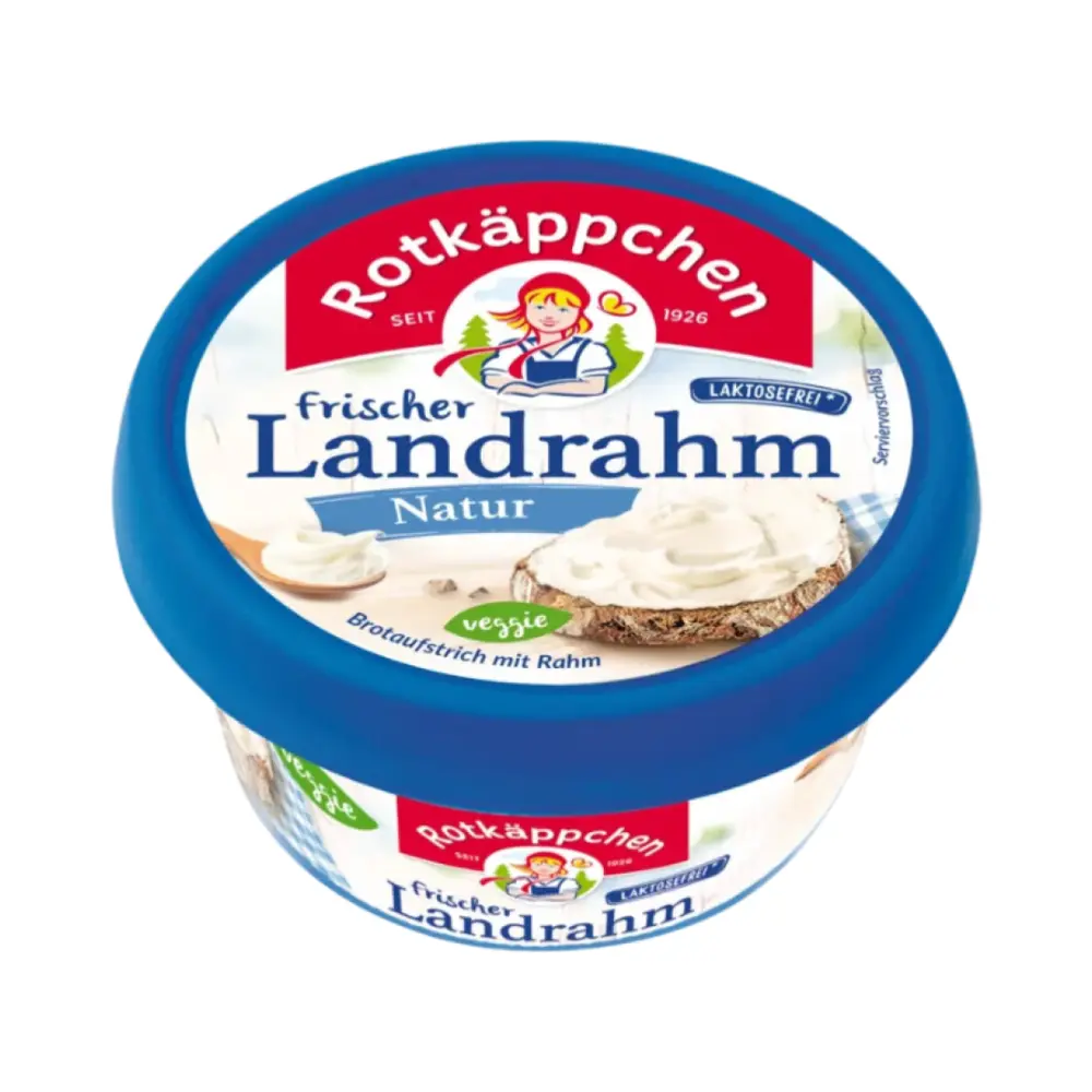 Phô Mai Kem Vị Tự Nhiên, Vegetarian Cream Cheese, Natural, Lactose Free (150g) - ROTKAPPCHEN