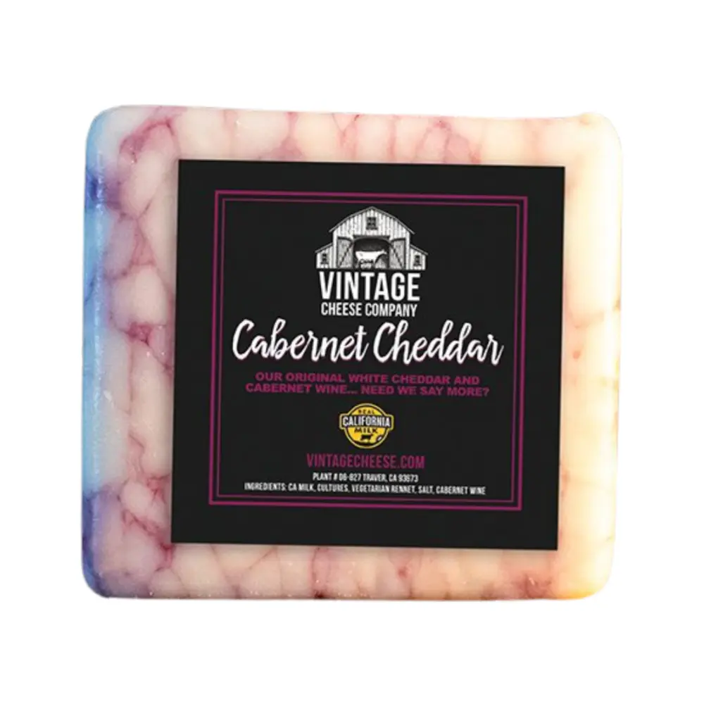 Phô Mai Rượu Vang, Cabernet Cheddar (113g) - VINTAGE CHEESE COMPANY