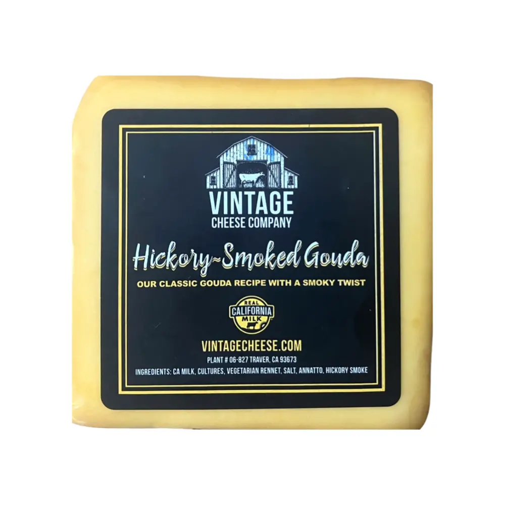Phô Mai Xông Khói, Hickory-Smoked Gouda (113g) - VINTAGE CHEESE COMPANY