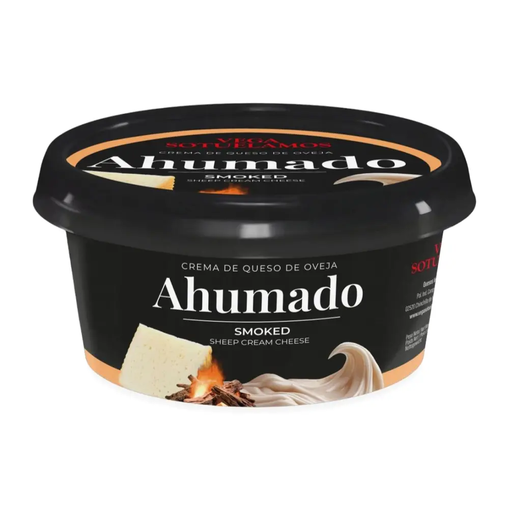 Phô Mai Kem Sữa Cừu Vị Xông Khói, Ahumado, Smoked Sheep Cream Cheese (125g) - VEGA SOTUELAMOS