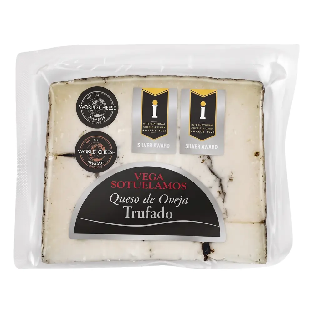 Phô Mai Dê Nấm Truffle, Quesdo de Oveja, Truffado (150g) - VEGA SOTUELAMOS