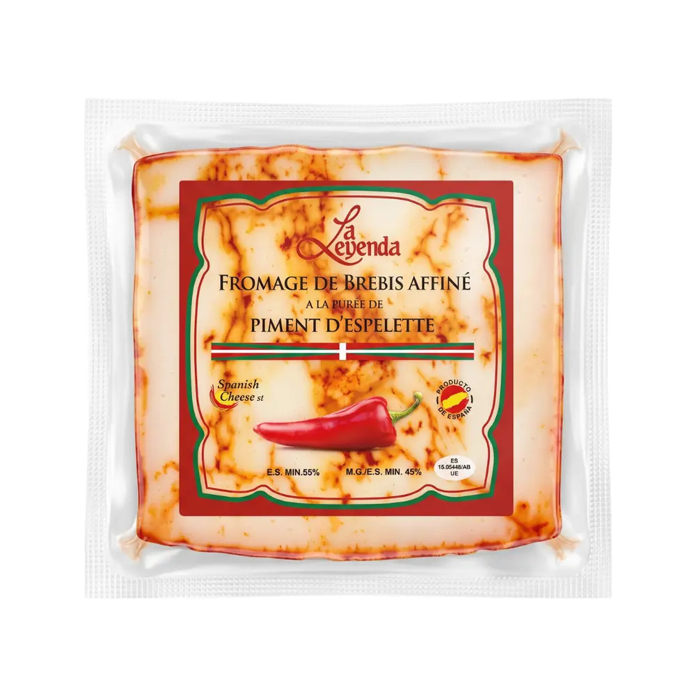 Phô Mai Cừu Vị Ớt, Sheep Cheese with Espelette Pepper (150g) - LA LEYENDA