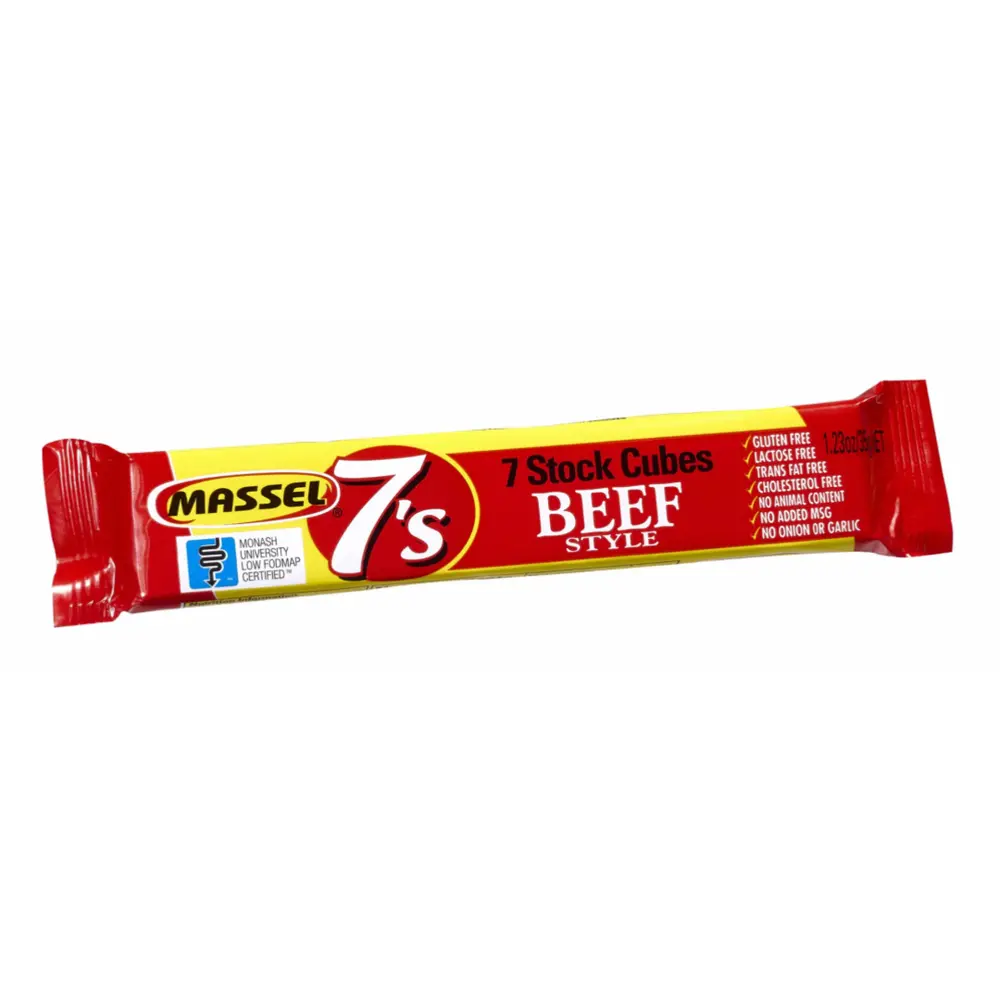 Bột Nêm Thịt Bò Dạng Viên, Beef Stock Cubes, 7 pcs, 1.23 oz (35g) - MASSEL