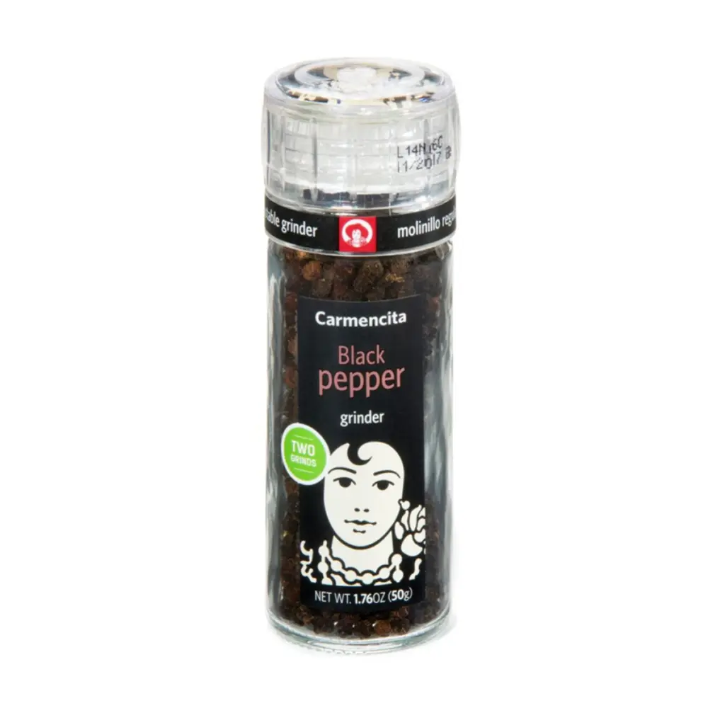 Hạt Tiêu Đen Khô, Black Pepper Grinder, 1.76 oz (50g) - CARMENCITA