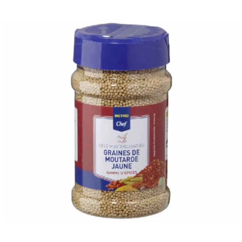 Hạt Mù Tạt Vàng, Graines de Moutarde Jaune (220g) - METRO CHEF
