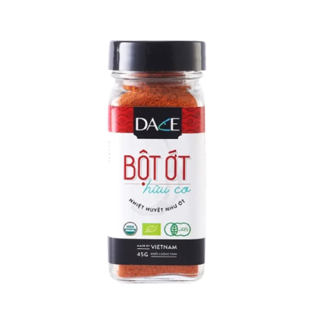 Bột Ớt Hữu Cơ, Organic Chilli Powder (45g) - DACE
