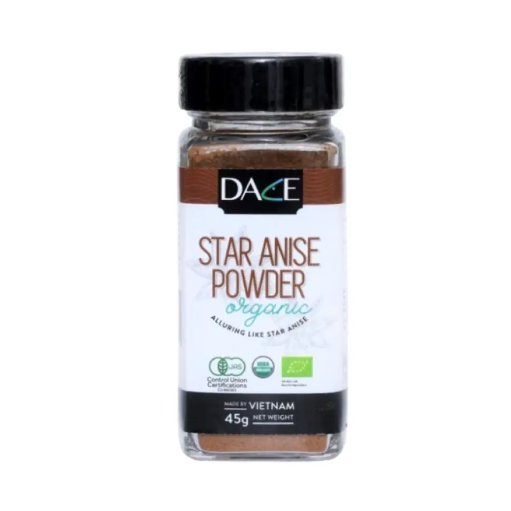 Bột Hồi Hữu Cơ, Organic Star Anise Powder (45g) - DACE