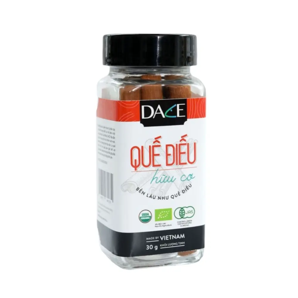 Quế Điếu Hữu Cơ, Organic Cinnamon Stick (30g) - DACE