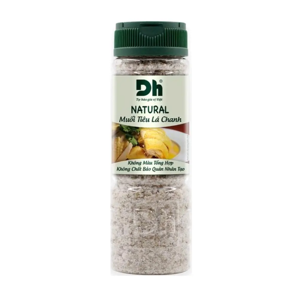 Muối Tiêu Lá Chanh, Natural Lime Leaf Pepper Salt (110g) - DH FOODS