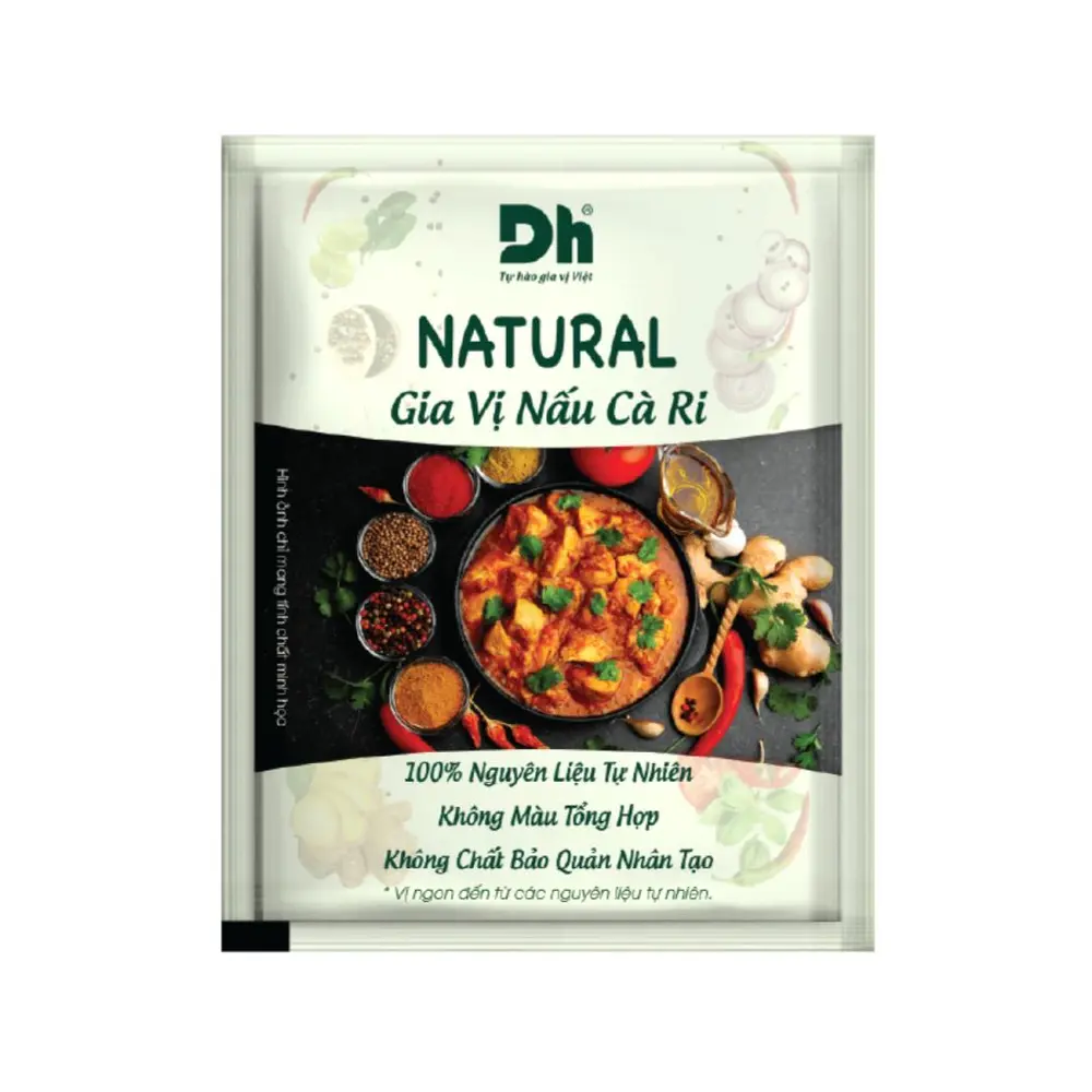 Gia Vị Nấu Cà Ri, Natural Curry Powder (10g) - DH FOODS