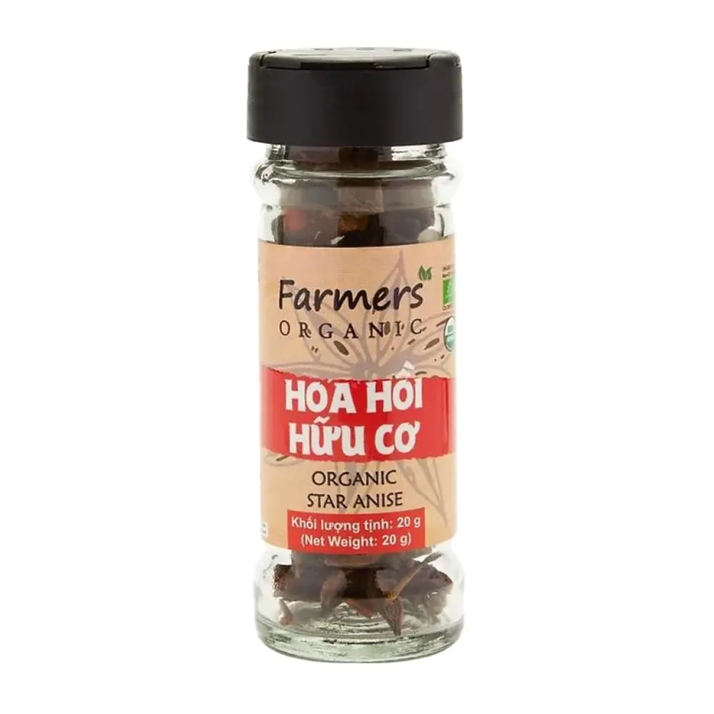 Hoa Hồi Hữu Cơ, Organic Star Anise (20g) - FARMERS ORGANIC