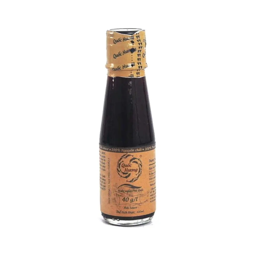 Nước Mắm Nhĩ Phú Quốc 100% Nguyên Chất, Fish Sauce 40N (100ml) - QUOC HUONG