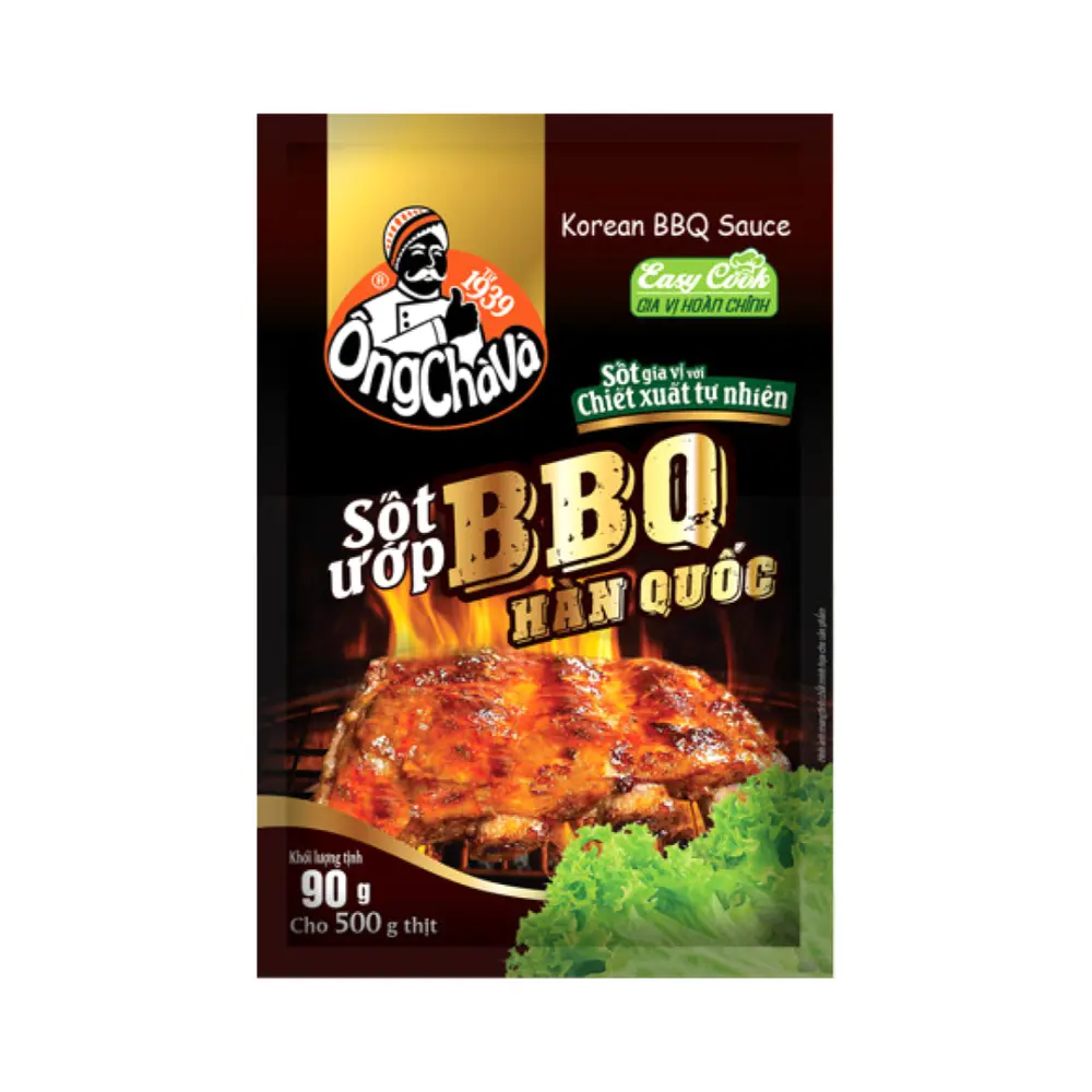 Sốt Ướp BBQ Hàn Quốc, Korean BBQ Sauce (90g) - ONG CHA VA