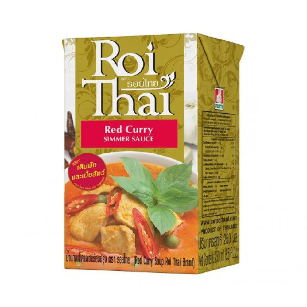 Súp Cà Ri Đỏ, Red Curry Soup, 8.4 fl oz (250ml) - ROI THAI