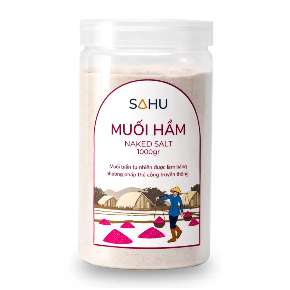 Muối Hầm, Vietnamese Traditional Baked Salt (1000g) - SAHU