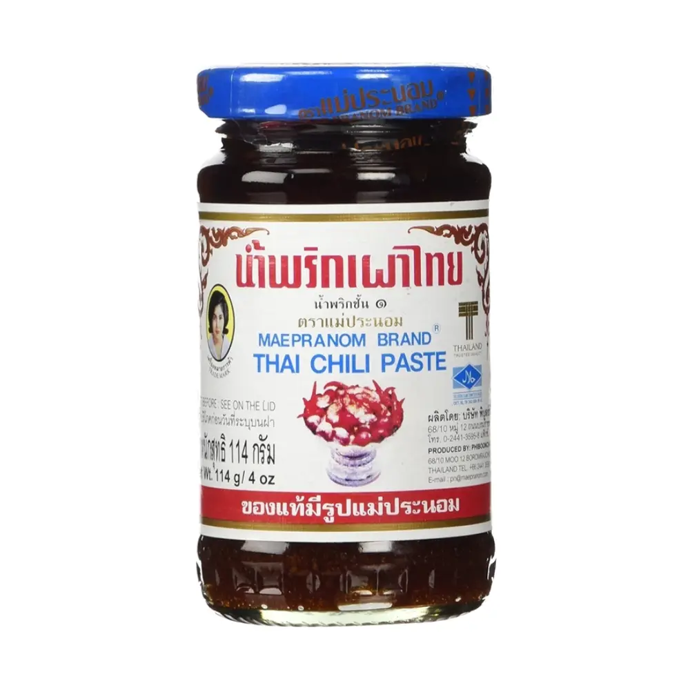 Sa Tế Sốt Ớt Thái Lan, Thai Chili Paste, 4 oz (114g) - MAE PRANOM