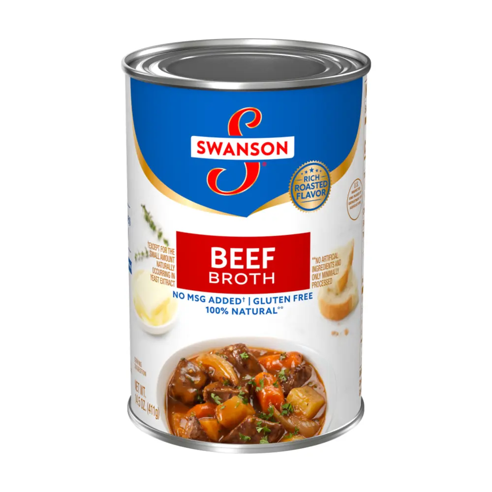Nước Dùng Vị Bò, Beef Broth, 14.5 oz (411g) - SWANSON