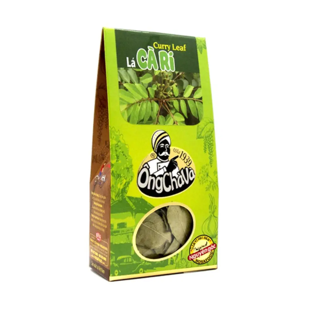 Lá Cà Ri, Curry Leaf (4g) - ONG CHA VA