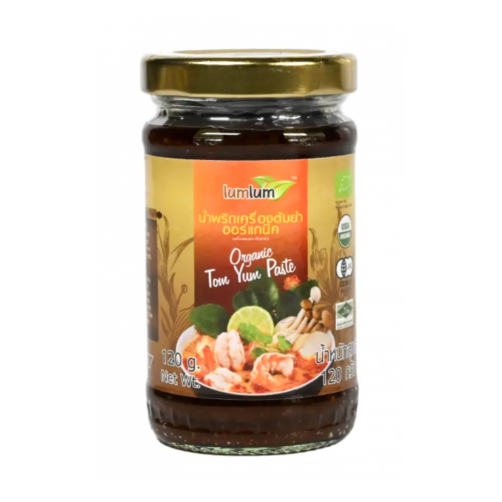 Gia Vị Nấu Tom Yum Hữu Cơ, Organic Tom Yum Paste (120g) - LUMLUM