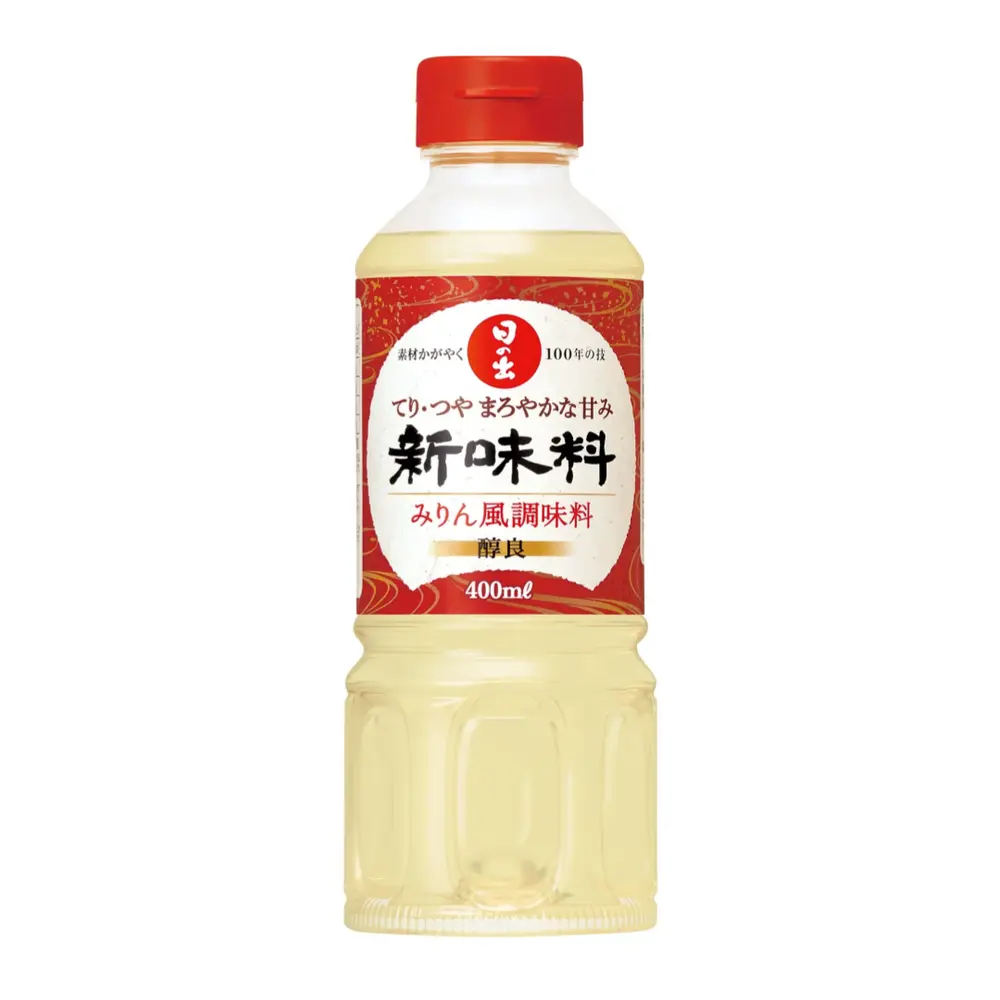 Rượu Gạo Nấu Ăn Vị Ngọt Tự Nhiên, Mirin Style Seasoning, Rice Cooking Wine (400ml) - HINODE