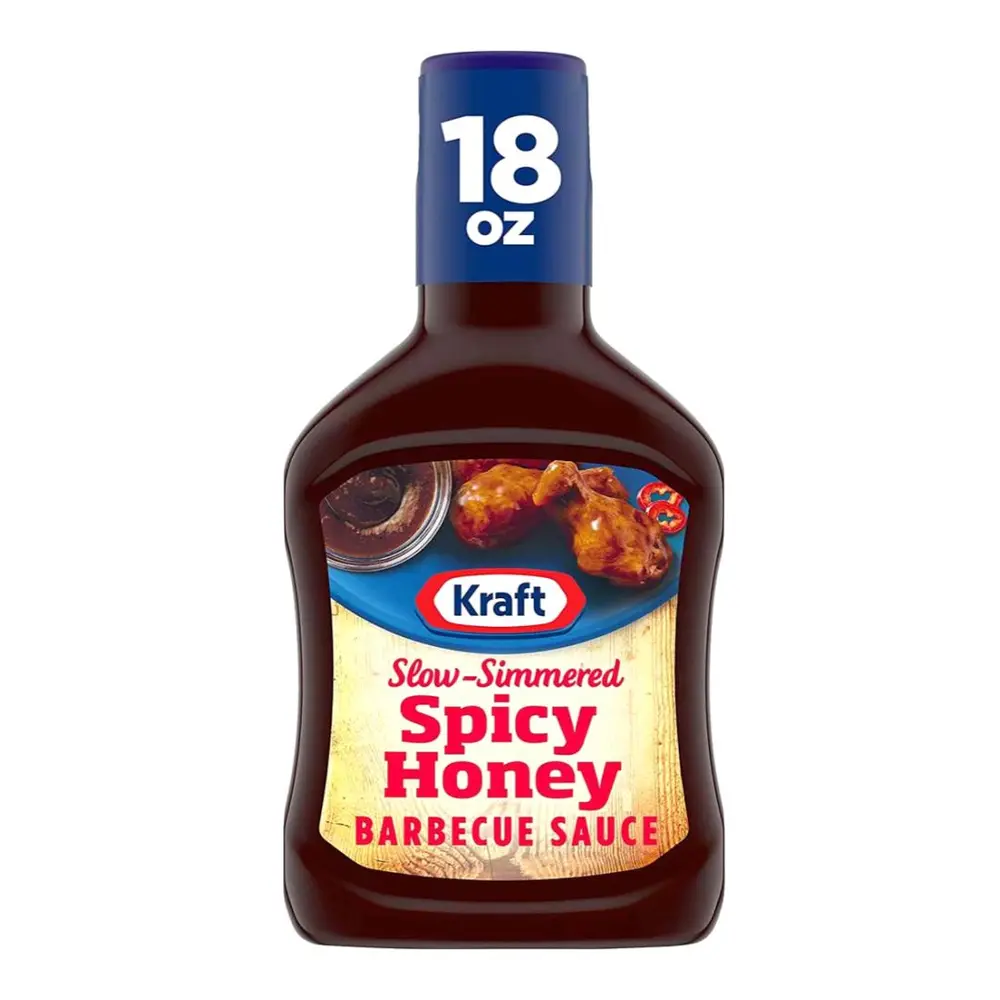 Sốt Ướp Thịt Nướng Vị Mật Ong Cay, Slow-Simmered Spicy Honey Barbecue Sauce, 18 oz (510g) - KRAFT