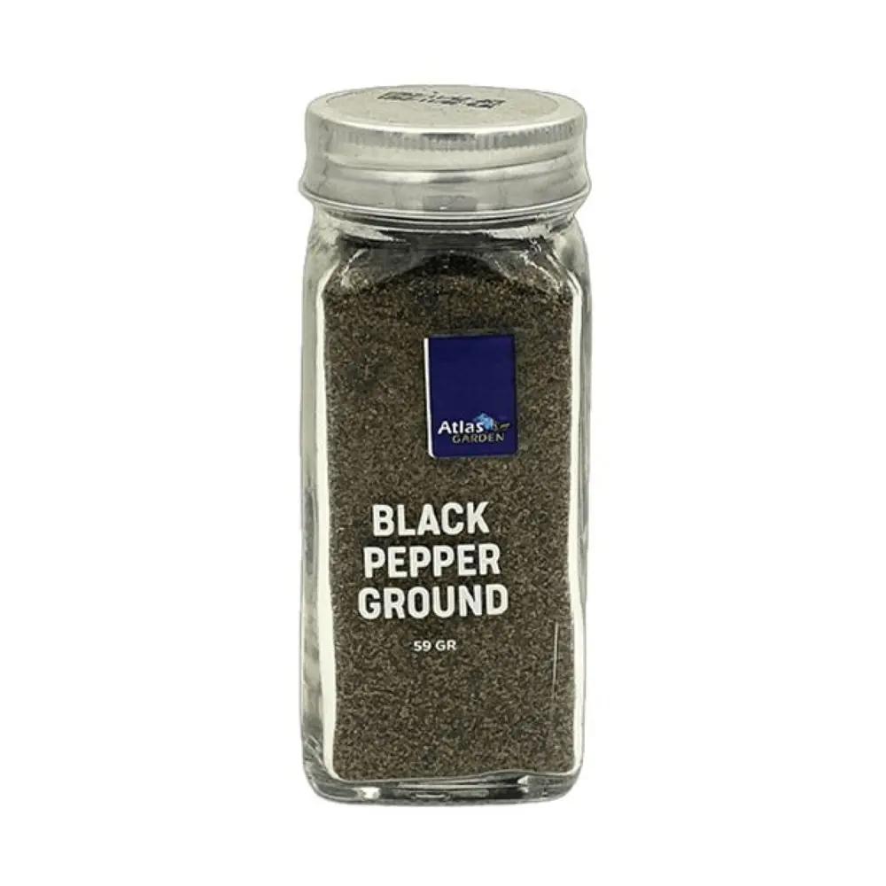 Bột Tiêu Đen Hữu Cơ, Organic Black Pepper (70g) - ATLAS GARDEN