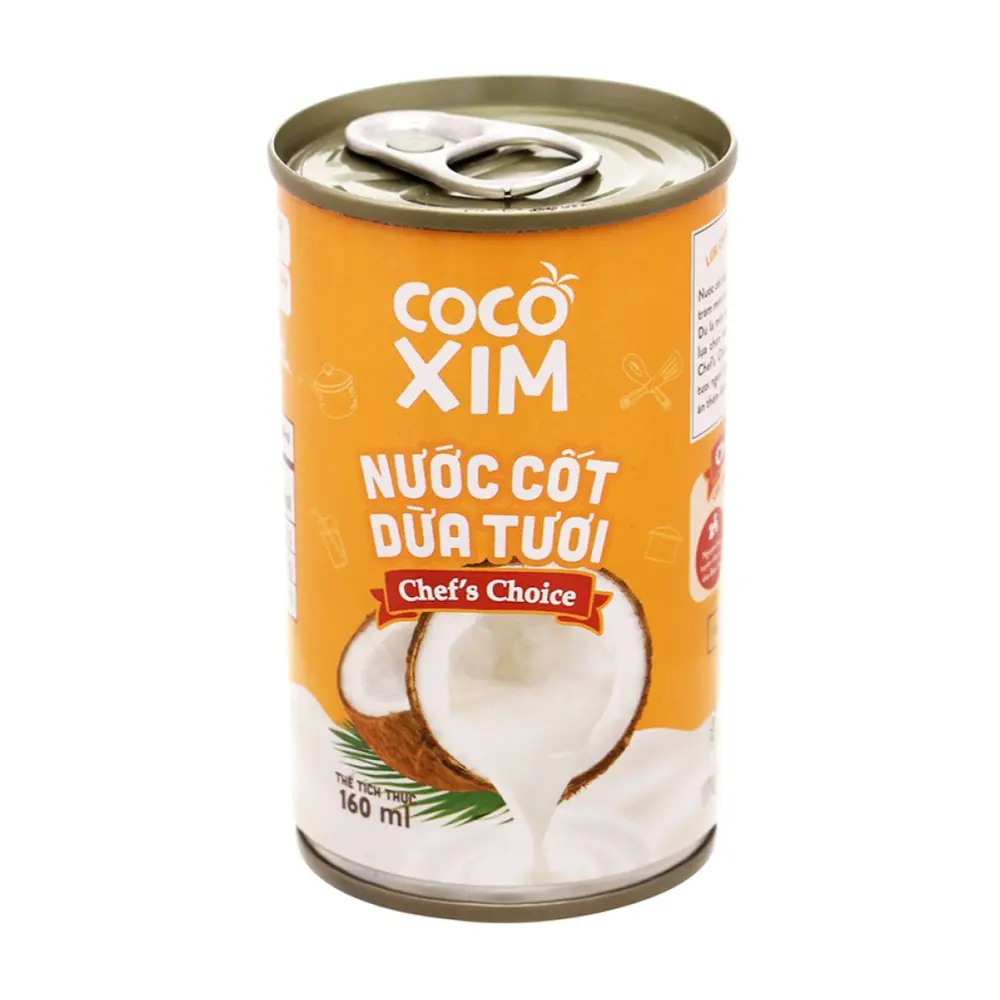 Nước Cốt Dừa Tươi, Chef`s Choice, Coconut Milk (160ml) - COCOXIM