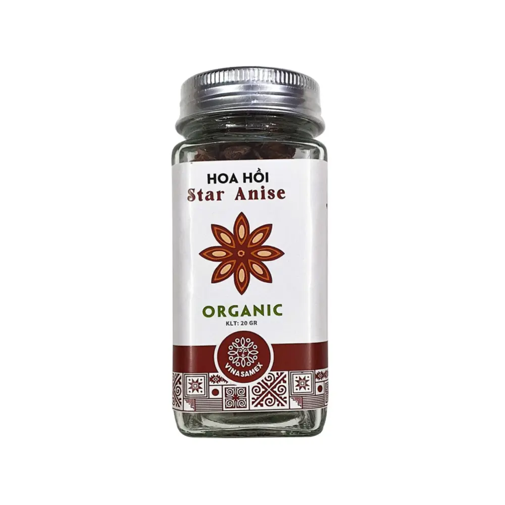 Hoa Hồi Hữu Cơ, Organic Star Anise (20g) - VINASAMEX