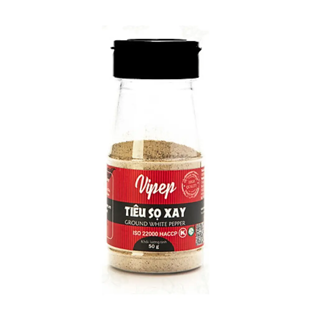 Tiêu Sọ Xay, Ground White Pepper (50g) - VIPEP